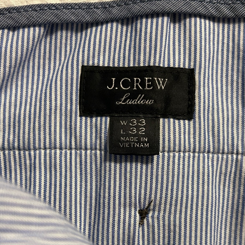 J Crew Ludlow style black chinos excellent condition not pleated new fall 2023